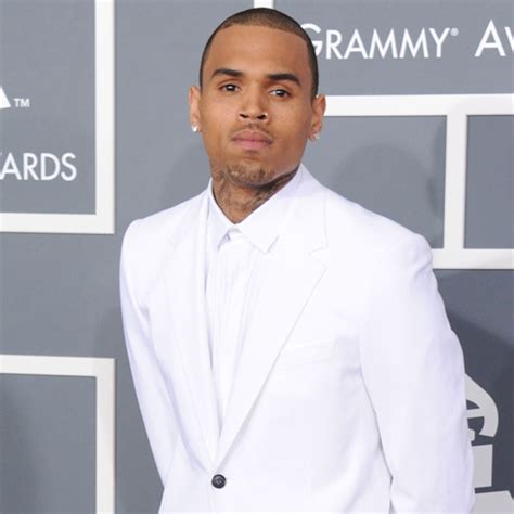 Chris Brown Hits Grammys Red Carpet Post-Car Crash