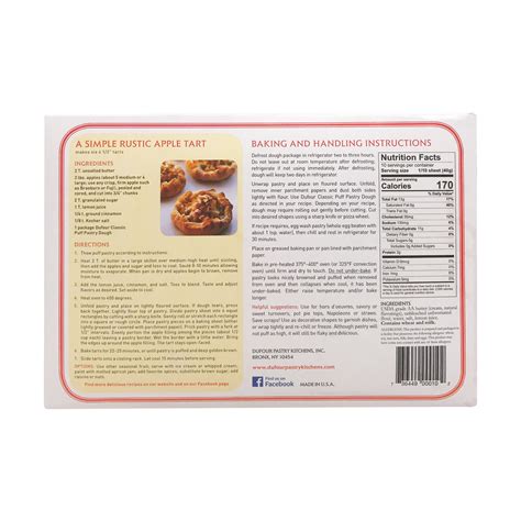 DUFOUR PASTRY KITCHENS Classic Puff Pastry, 14 oz | Wholefoods Market ...