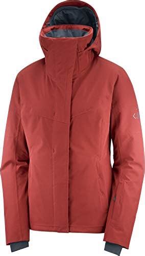 Salomon Women's Standard Jacket, RED Dahlia, Large : Amazon.in ...