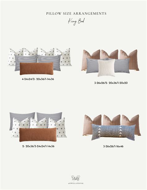How to Layer Pillows on a King and Queen Bed - Dwell & Oak