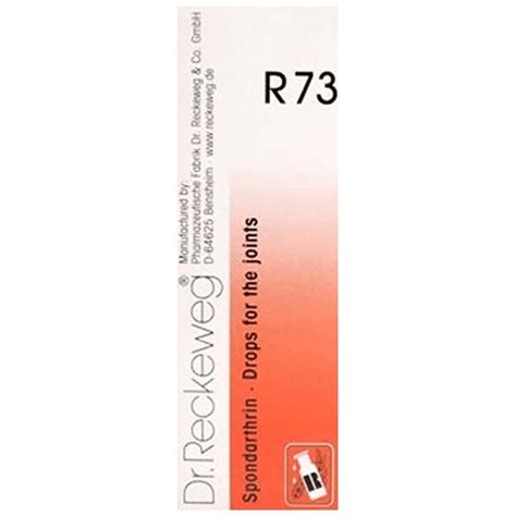 Buy DR. RECKEWEG R11 RHEUMATISM DROPS 22 ML Online & Get Upto 60% OFF ...