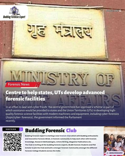 Centre to help states, UTs develop advanced forensic facilities ...