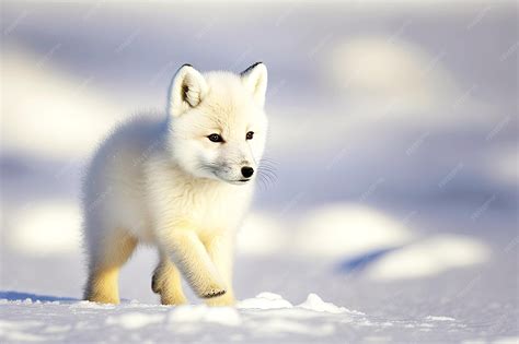 Baby Arctic Fox Tundra