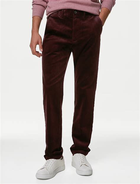 Buy Regular Fit Luxury Corduroy Trouser at Marks & Spencer