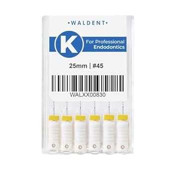 Waldent Professional K-File 25mm #15 | Flexible Stainless Steel ...
