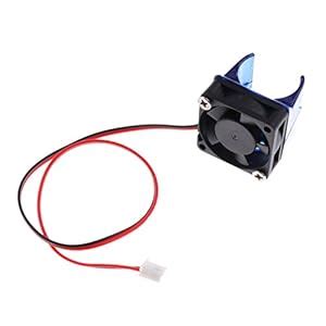 Lina Trading 24V Blue Injection Molding V6 Radiator Fan with Fan Cover ...