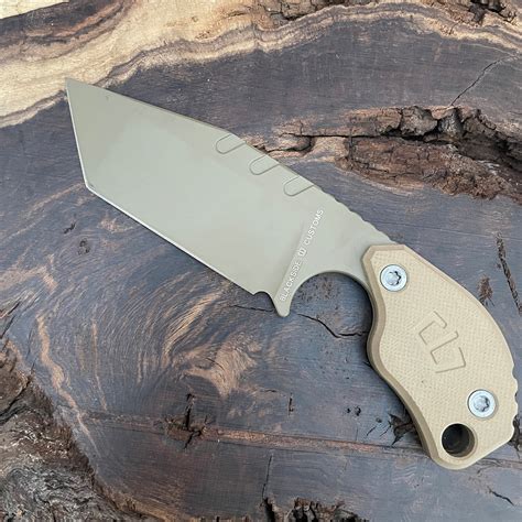 Blackside Customs Strider Knives SLCC Fixed Blade Tanto Carbon Fiber ...