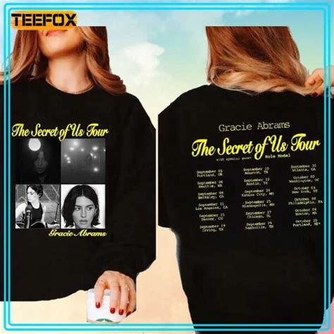 Gracie Abrams The Secret Of Us Tour 2024 Unisex T-Shirt - Walmart.com