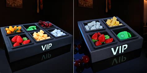 酒吧KTV干果水果盘夜店发光小吃碟创意亚克力果盘架LED充电定制-阿里巴巴