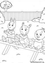 Desenhos do Backyardigans para colorir