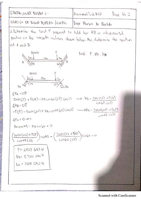 Image result for Equilibrium Non-Concurrent Force Systems Sample Problems