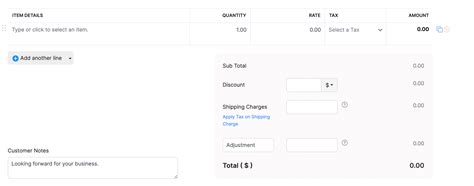 Create, import, customize and edit quotes | Help - Zoho Invoice