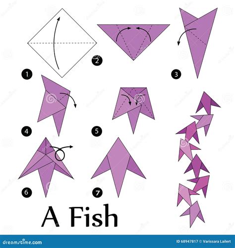 Image result for Origami Easy Step by Step Fish
