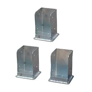 New England Arbors VA80207 Pergola Bolt Kit 3 Pack Surface Mount ...