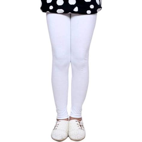 Buy Uva World Girl's Extra Soft Cotton Plain Ankle Length Leggings ...