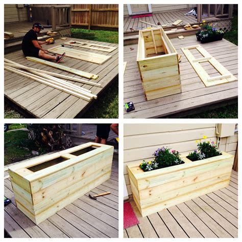 Pin by Carol Lee on BACKYARD | Diy wooden planters, Diy planters, Diy ...