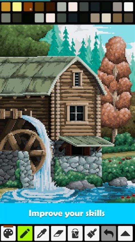 Pixel Art JavaScript App 的图像结果