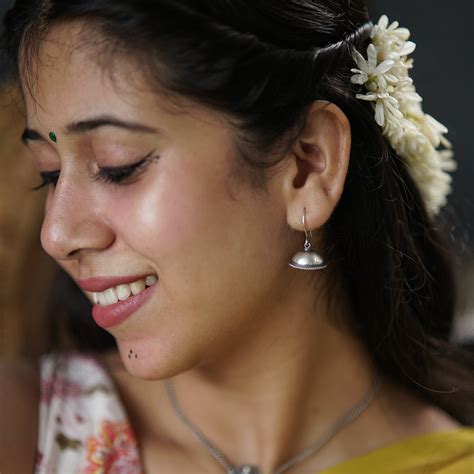 Silver Medium Vatee Jhumki | Handcrafted 92.5% Sterling Silver