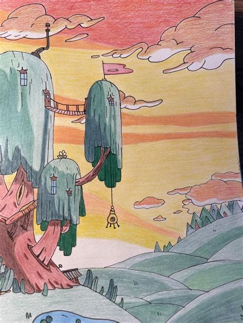 Image result for Adventure Time Tree House Drawing