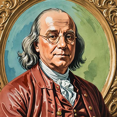 Portrait of Benjamin Franklin - Free Download - AI Scribbles