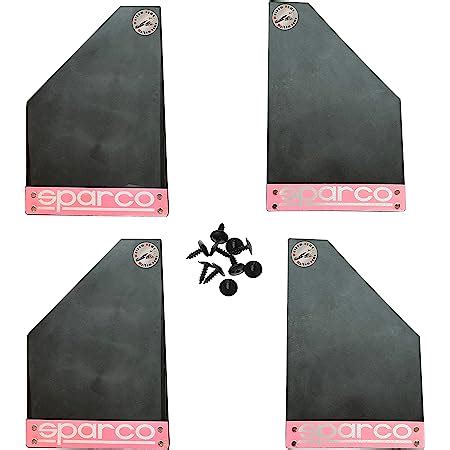 WolkomHome Car Mud Flaps / Mud Flap Sparco Mud Guard with Metal Bolt ...