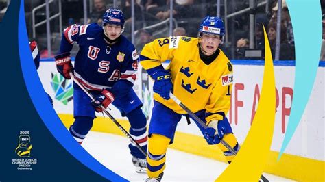2024 IIHF World Junior Championship, Group B, USA-SVK, CZE-SUI ...