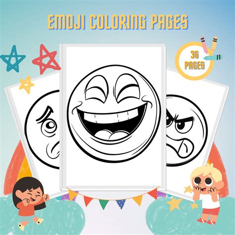 Coloring Pages For Kids Emoji [2025]