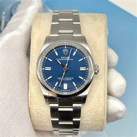 Rolex Oyster Perpetual 36 Blue 2023 | Tell The Time Co