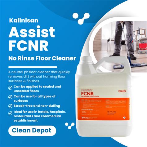 Assist FCNR No-Rinse Floor Cleaner 1 Gallon – Clean Depot