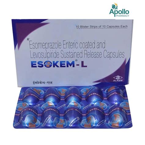 ESOKEM L CAPSULE 10'S Price, Uses, Side Effects, Composition - Apollo ...