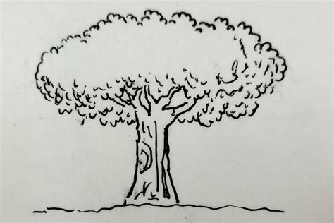 一棵树怎么画一幅画,画一棵树一幅画_大山谷图库