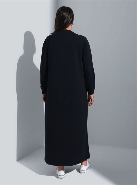 Navy Blue - Plus Size Dress