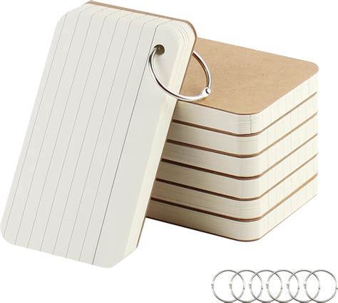 Zmybcpack 6 Pack 360 Pcs 3x5 Inch Lined Flash Cards with India | Ubuy