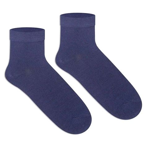 Navy Blue Ankle Socks For Men Pack of 1