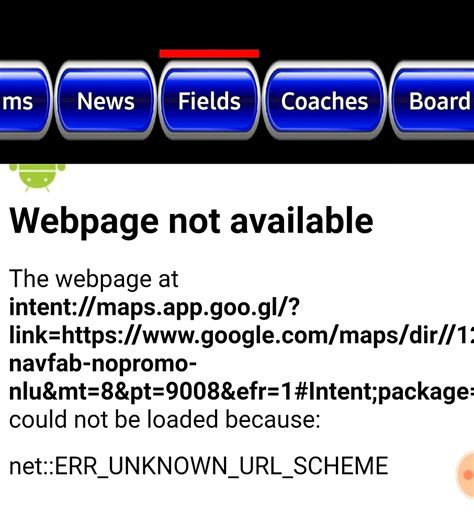 Image result for Net Error Unknown URL Scheme