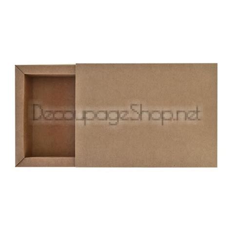 Кутия от Крафт Картон 11 x 15.5 x 4 cm (А6)
