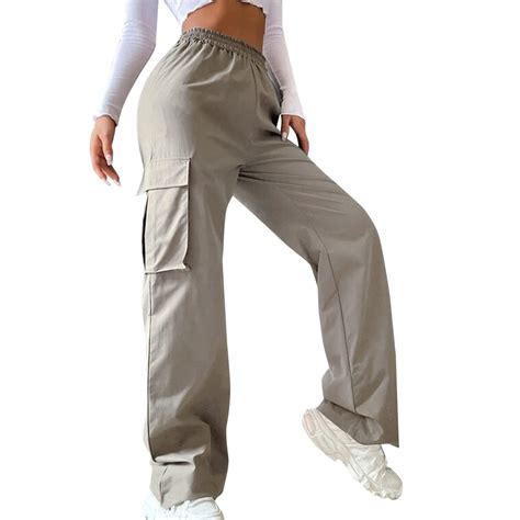 Petite Cargo Pants For Women High Waisted Trendy Lightweight Joggers ...