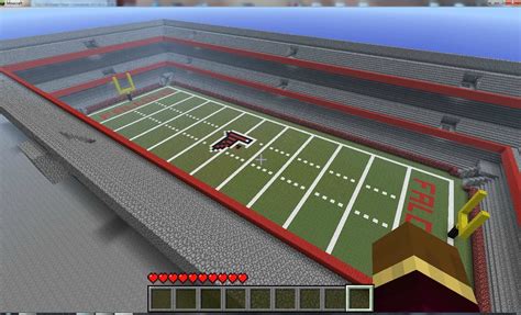 Image result for Football Stadium Tutorial Minecraft Easy