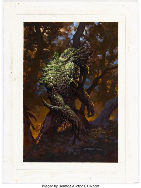 Bernie Wrightson - Swamp Thing Illustration Original Art | Lot #46273 ...