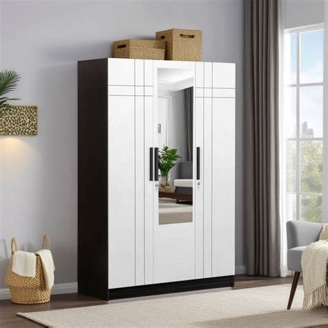 Wardrobe With Mirror Online | Almirah with Mirror | Flipkart