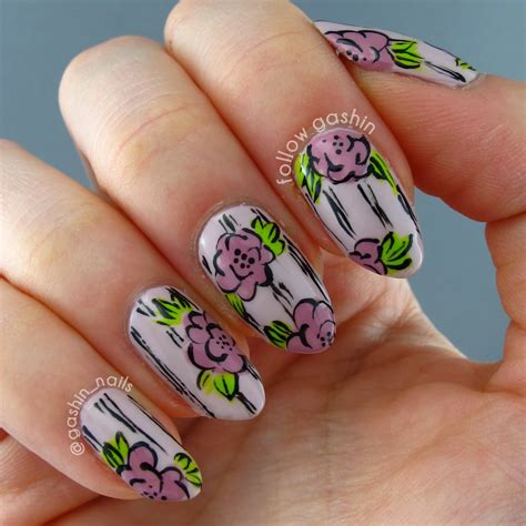 18 Gorgeous Vintage Inspired Nail Art Ideas
