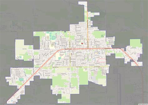 Map of Vernal city - Thong Thai Real