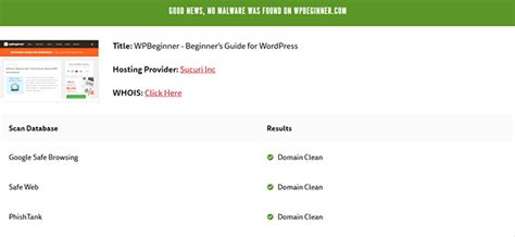 Website Protection Site Scanner 的图像结果
