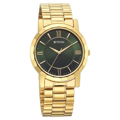 Buy Online Titan Karishma Zing Quartz Analog Green Dial Stainless Steel ...