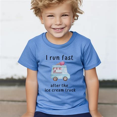 Ice Cream T-shirt Cute Kids Shirt Funny Toddler Ice Cream Shirt Funny ...