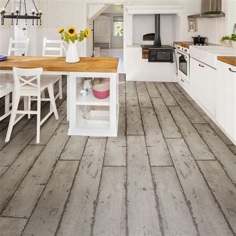 Colours Grey Washed Wood Effect Waterproof Luxury Vinyl Click Flooring ...