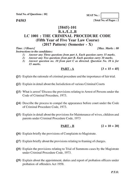 B.A. LL.B. ( 2017 Pattern ) 2022APR - PART - A [3 × 15 = 45] Q1 ...