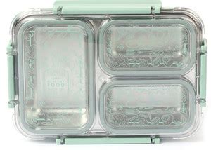 Flipkart.com | Inaara 3 Compartment Stainless Steel Exteel Lunch Box ...