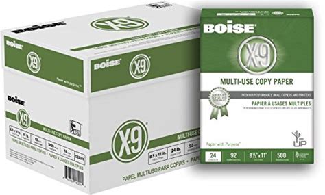 BOISE X-9 MULTI-USE COPY PAPER, 8 1/2" x 11", Letter, 92 Bright White ...
