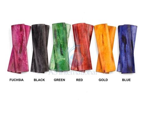 Dyed Stabilized Bone Scales Manufacturer, Supplier from Ghaziabad